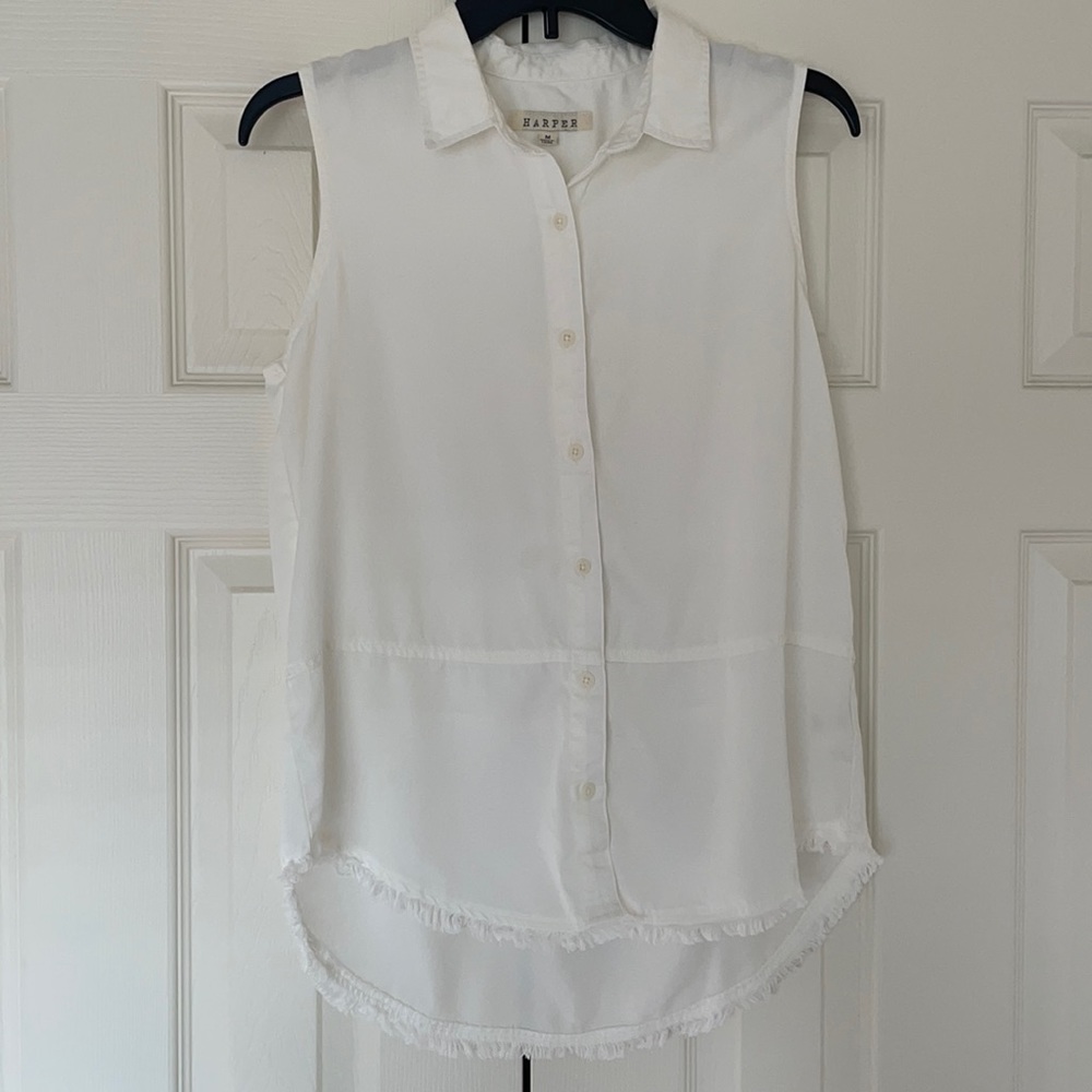 HARPER shirt top blouse Casual Medium 100% lyocell